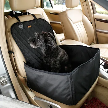 

Doglemi 2 In 1 Delux Pet Front Seat Cover Protector 900D Nylon Waterproof Dog Pet Car Carrier Booster Seat Cover Carrying Bags