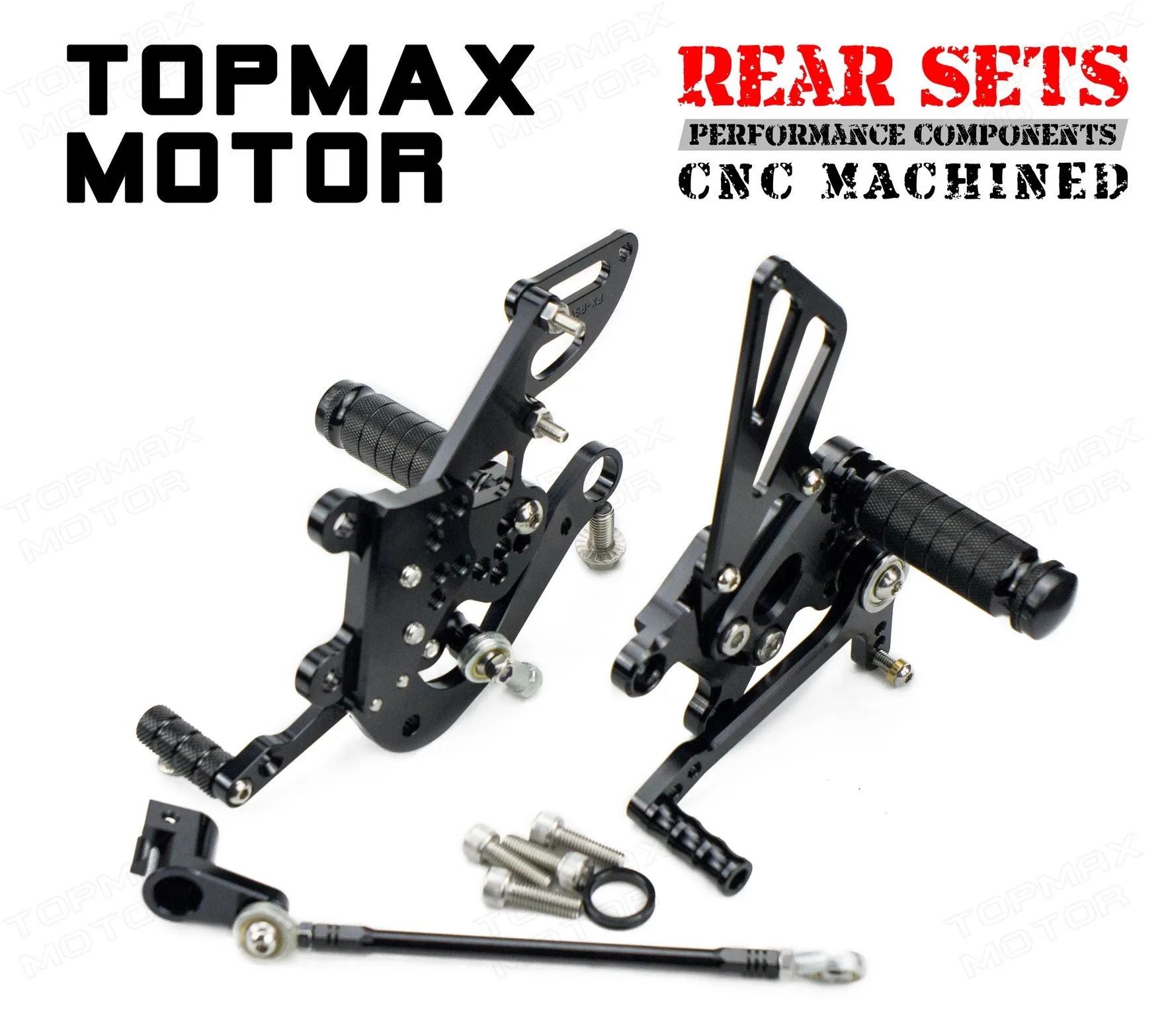 

NICECNC Motorcycle Rearset Footrests Footpeg Foot Pegs For Aprilia RSV4 Factory RSV 4 2009 2010 2011 2012 2013 2014
