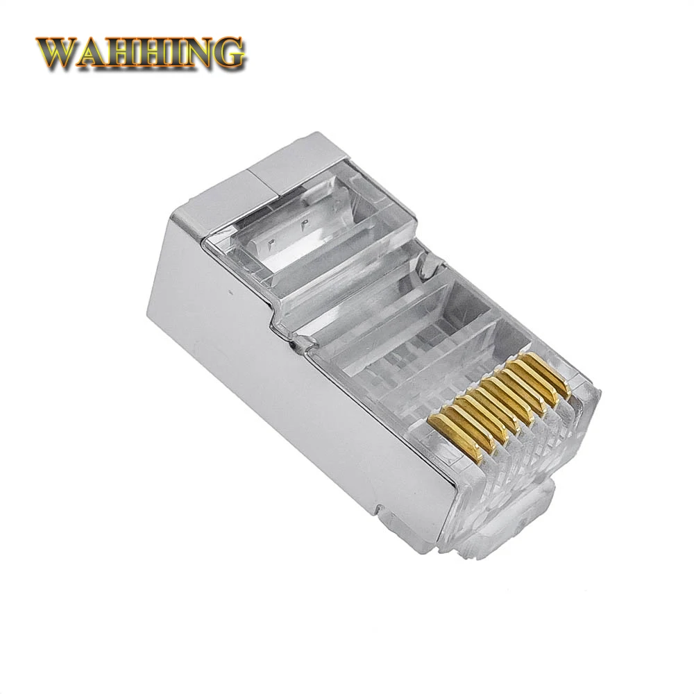 Разъем RJ45 Cat6 экранированные штекеры сеть Cat 6 разъемов терминалы Ethernet Кабельный