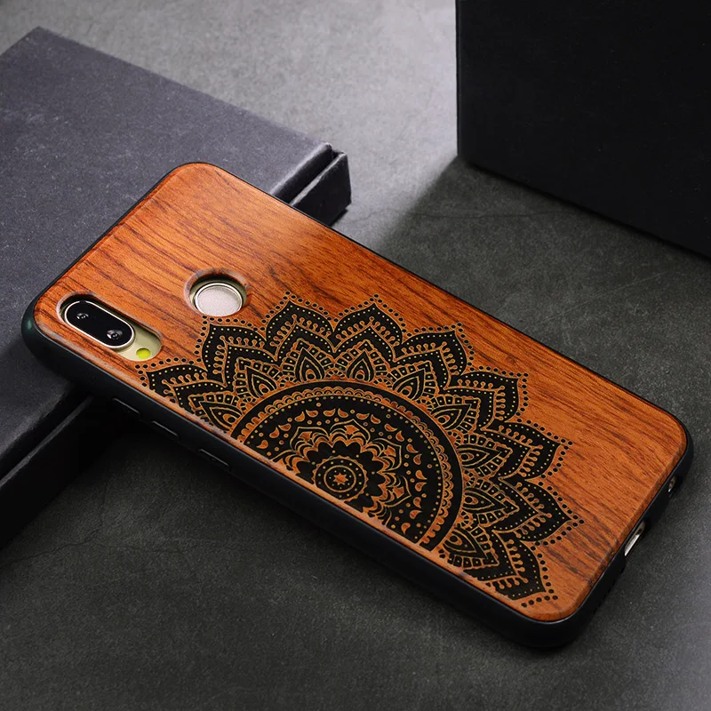 Деревянный волк для Huawei P20 Lite Pro роскошный чехол из ТПУ Mate 20Pro 20X Honer 10 8X