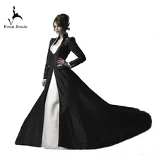 Эксклюзивный дизайн на заказ Свадебный длинный рукав плащ Модные женские черные атласные свадебные накидка хорошее качество