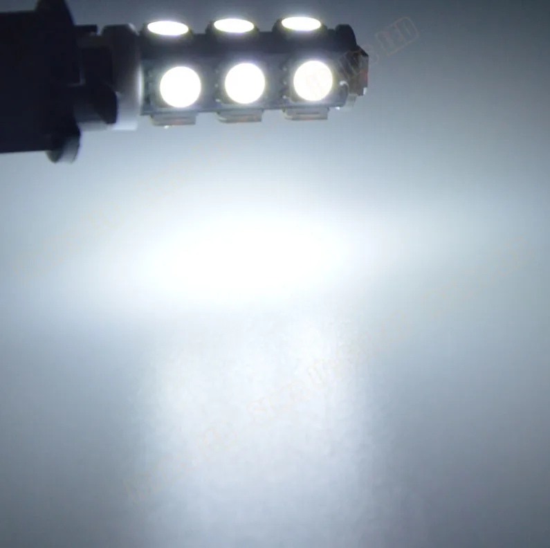 10 шт. T10 194 168 W5W 5050 13 SMD светодиодный белый авто светильник источник клиновидный боковой задний фонари заднего хода лампы, сигнализирующий фонарь DC12V