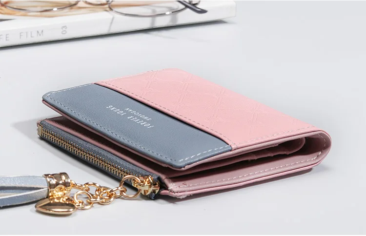 PU Leather,wallet female,wallet female women zipper,Fashion,Casual,Vintage,Black,Red,Brown,Blue,Pink wallet female leather (9)