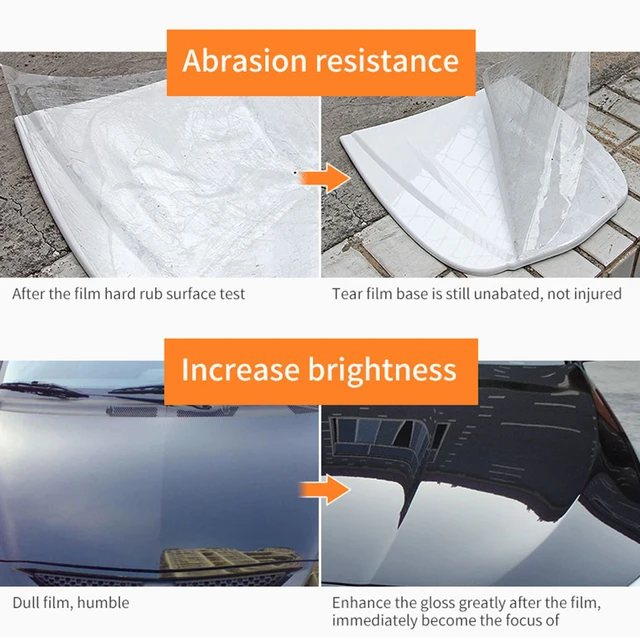 Auto Protective Film 300*30cm Clear Transparence Film Car Bumper Hood