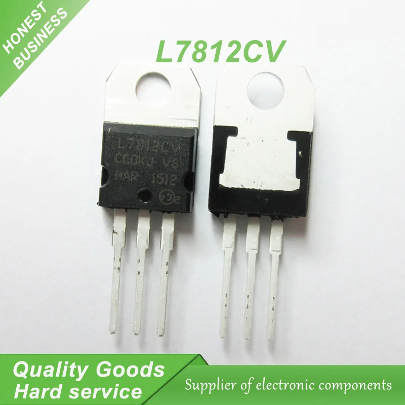 10pcs Original L7812CV three-terminal regulator circuit TO-220