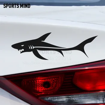 

10 Pieces SPORTS MIND SHARK Automobiles Waterproof Car-Styling Reflective vinyl Car Body Sticker Decal For All Car accessories