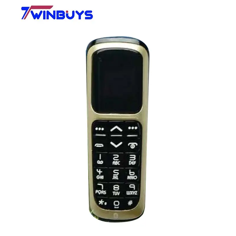 Оригинальный длинный CZ V2 bluetooth Dialer mini Мобильный телефон 0 66 дюймов с поддержкой Hands