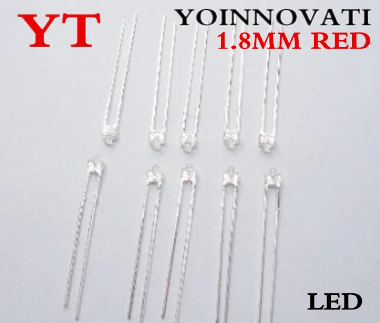 100 шт./лот F1.8 мм 1 8 DIP LED вода чистая белая 3 0-3 2 V 20mA лучшее качество. | Электронные