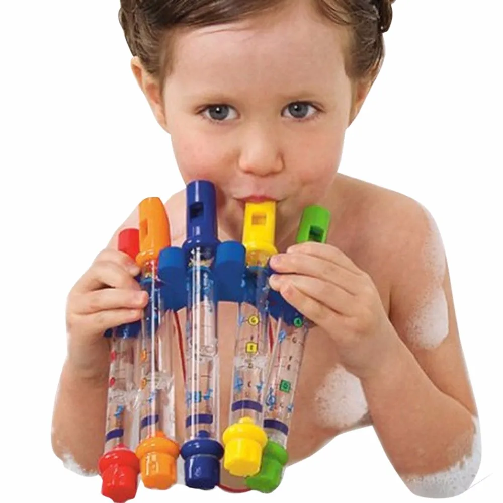 Kids Toy Children Cute Plastic Water Flute Whistles Music