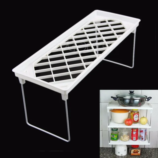 1 Tier Folding Storage Organizer Stack Shelf Rack Kitchen Bathroom 1 Tier Folding Storage Organizer Stack Shelf Rack Kitchen Bathroom Tall Cabinet