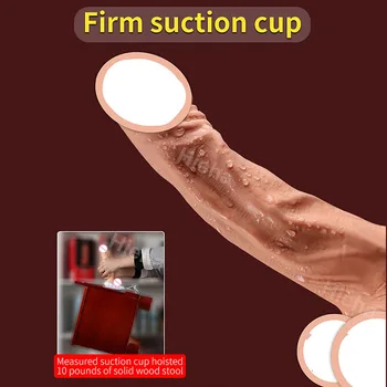 Huge Dildo Vibrator Dildos Realistic Adult Toys Clitoris Stimulator Big Dildos for Women Thrusting Dildo Sex Toys for Woman 4