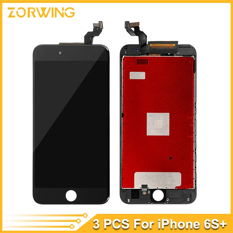 

3PCS Wholesale Grade AAA Quality LCD Display For iPhone 6S Plus Touch Screen Digitizer Assembly in White and Black