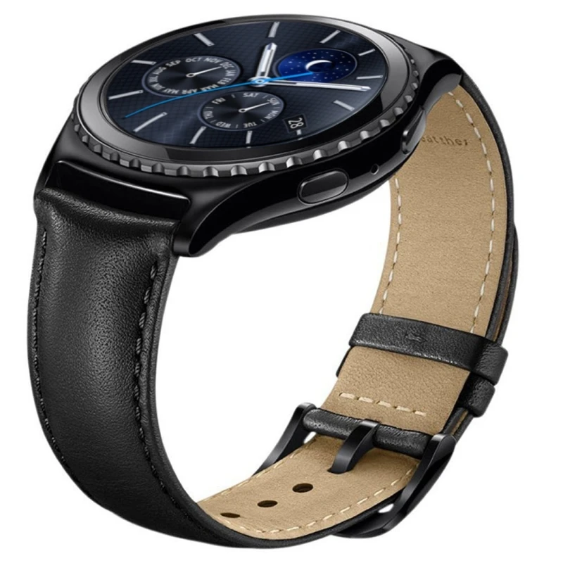 Haweel для Samsung Gear S3 Смотреть Band Classcial Пояса из натуральной кожи ремешок для часов Ремешок Замена для Samsugn Galaxy Шестерни S3