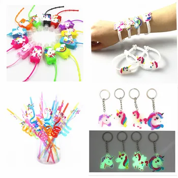 

Unicorn Party Supplies Unicornio Rubber Series Ornaments Unicorn Birthday Party Decorations Kids Gifts Baby Shower Decorations