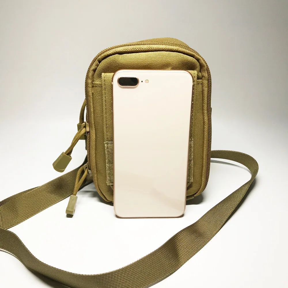 Waterproof Men's Tactical Military Hunting Small Utility Pouch Coin Purse Waist Fanny Packs Mobile Bag | Спорт и развлечения