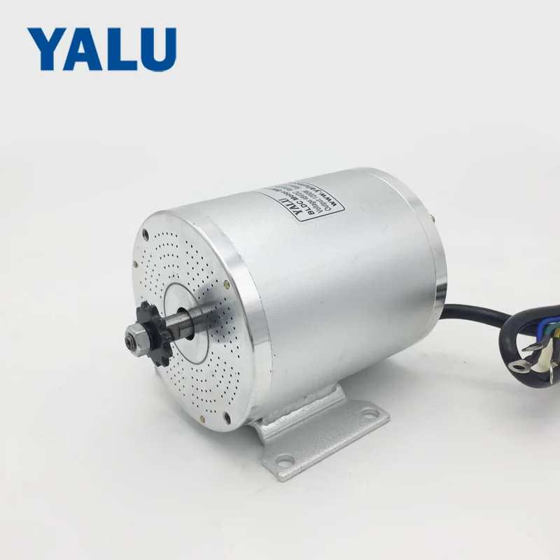 YALU BM1109 1200W 48V Bicycle Scooter Kit Motors MY1020 Brushless Electric Mid Drive DC Motor for Ride On Toy Gliding Scooter 2