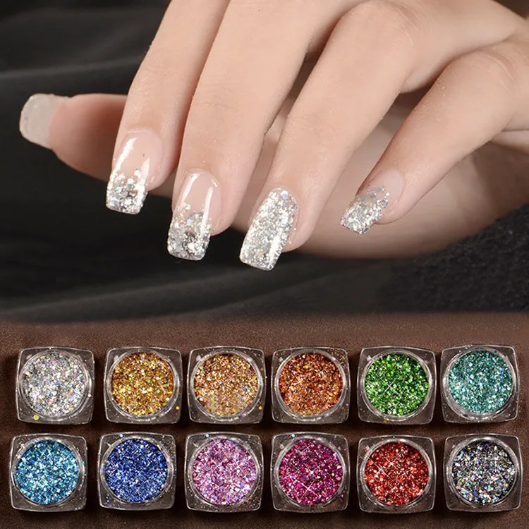 Born Pretty Quality Nail Art Beauty Lifestyle S Gelish Glitter Nail Art Kit Best Foil
