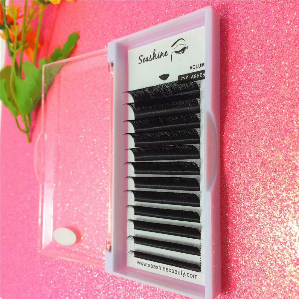 1 Tray Individual Lash Natural Soft 100 Silk Handmade Eyelash