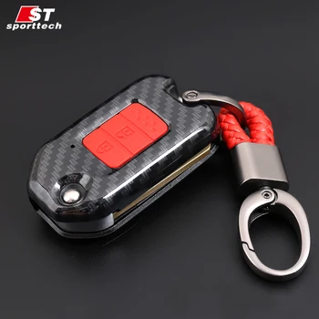 

Car Key Chain For Honda CRV FIT Crider Accord Vezel City Avancier URV Jade XRV Car Key Case holder Ring Cover Accessories Parts2