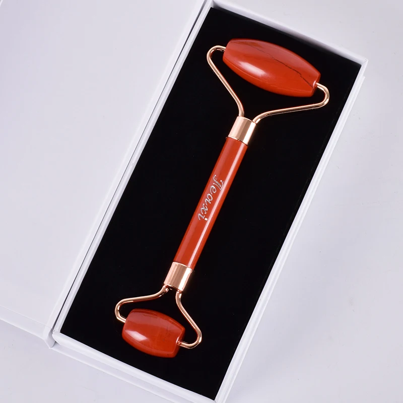 Jade Roller Natural Jasper Stone Eye Neck Roller Facial Gua Sha Tool Crystal Healing Gemstone Slimming Anti Wrinkle Cellulite Jade Roller Natural Jasper Stone Eye Neck Roller Facial Gua Sha Tool Crystal Healing Gemstone Slimming Anti Wrinkle Cellulite