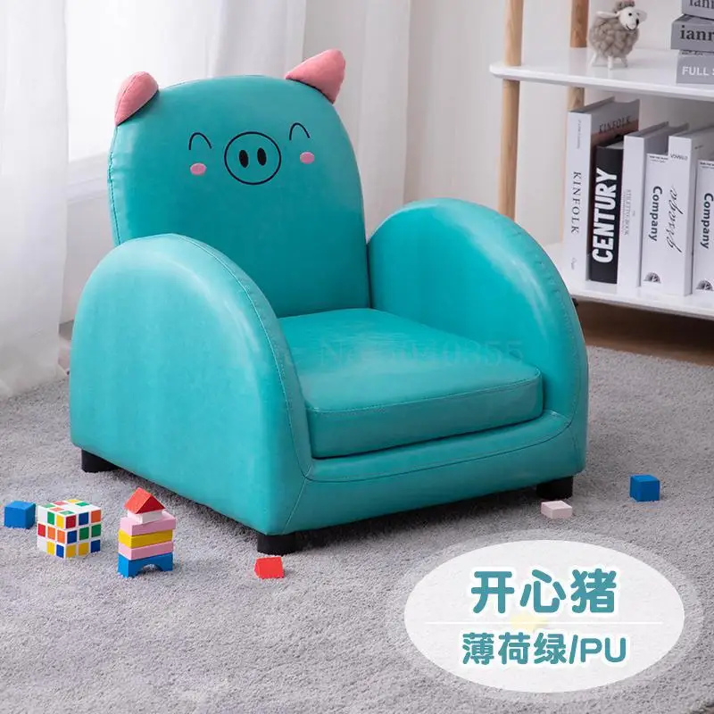 Детское диванное кресло Кепка с мультяшками для мальчиков и девочек, милый мини-диван принцессы для маленьких детей - Цвет: 0.0.7