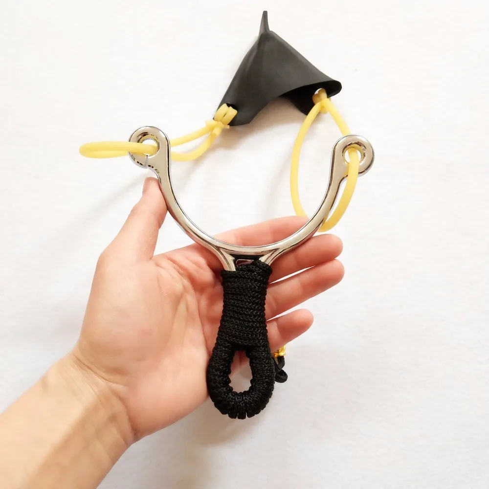 

Catch Fish Slingshot Catapult Stainless Steel Fishing Bait Feeder Outdoor Games Carp Fishing bait thrower Slingshot Bow