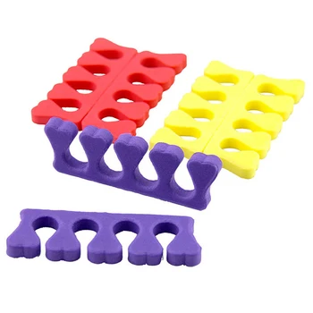 

200Pcs Nail Salon Soft Foam Sponge Toe Separator Finger Separators Dividers Nail Art Manicure For UV Gel Polish Coating Pedicure