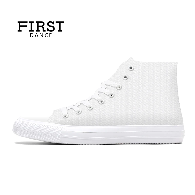 FIRST-DANCE-2017-Winter-High-top-Canvas-Shoes-Mens-Casual-Custom-3D-Printed-Shoes-Youth-Solid