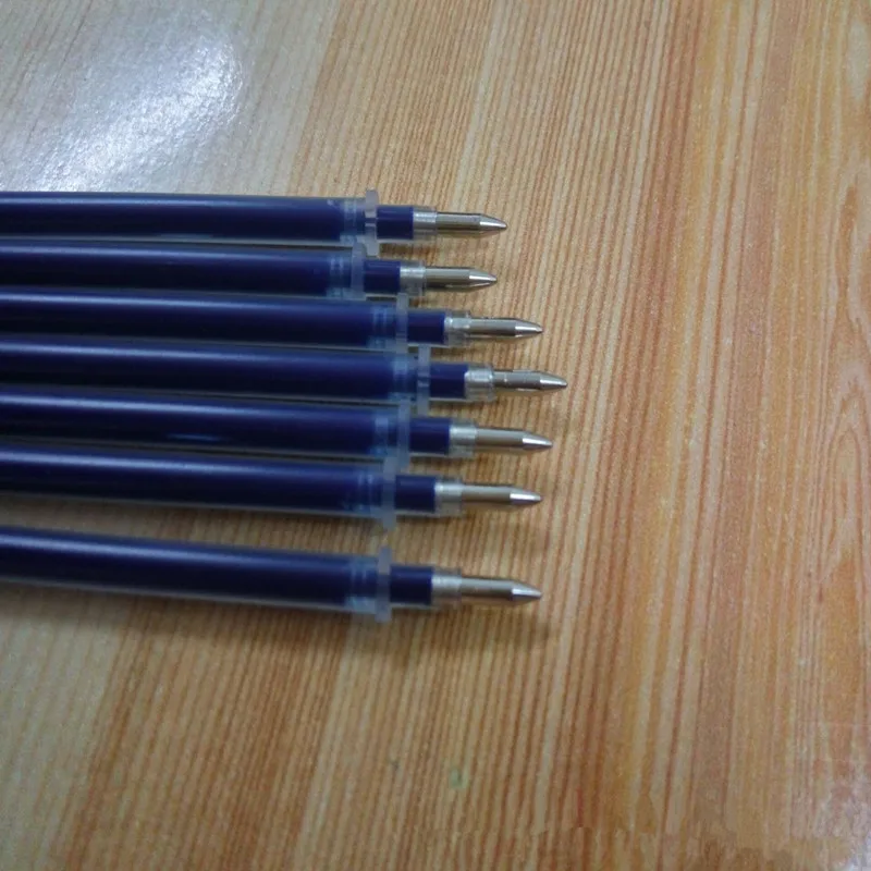 10 шт./лот 0,5 мм гелевая ручка Выцветшая пуля заправляемая ручка для студентов волшебная доска слова тетрадь для практики заправки синие чернила школьные офисные принадлежности