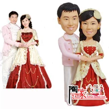 2016 custom polymer clay cake topper from your photos wedding decoration casamento decoration valentine’s day gift frozen party