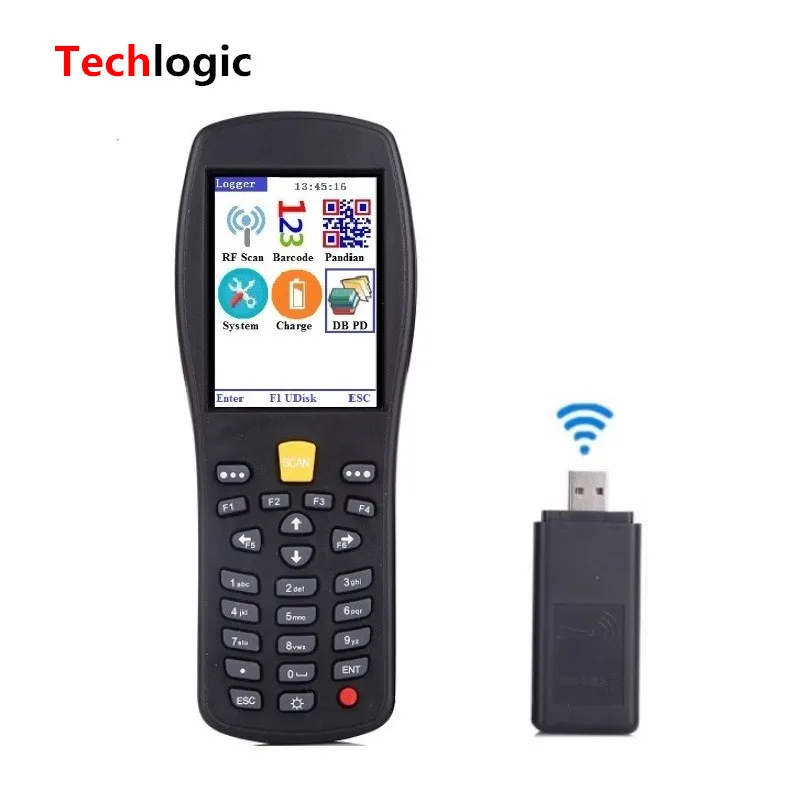 Techlogic Q7 CCD اللاسلكية جرد ماسح الباركود قارئ رمز اليد محطة PDA ماركت والمخازن المحمولة بار بندقية Techlogic Q7 CCD اللاسلكية جرد ماسح الباركود قارئ رمز اليد محطة PDA ماركت والمخازن المحمولة بار بندقية