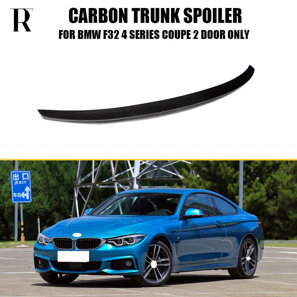F32 M Performance Style Carbon Fiber Rear Wing Spoiler for BMW F32 420i