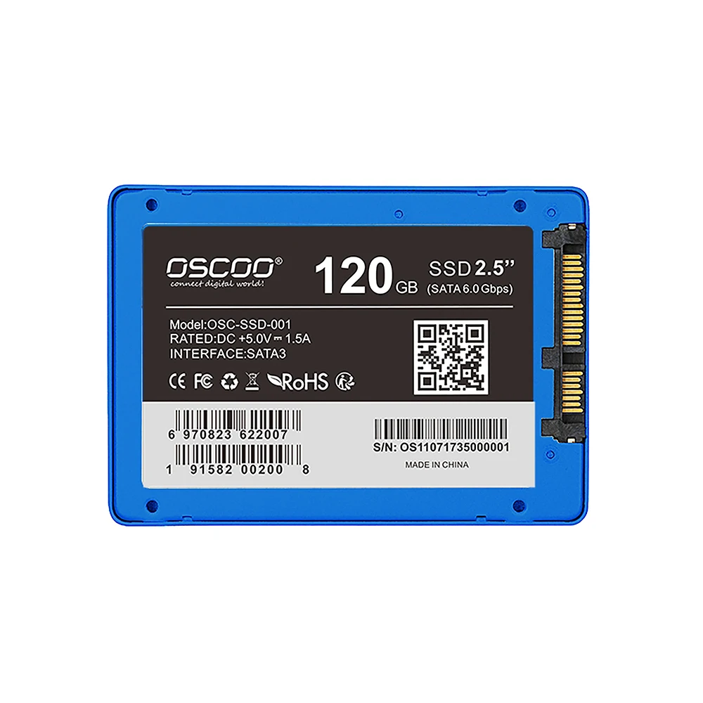 

OSCOO 480GB 120GB 240GB Internal Solid State Drive SSD SATA III 6Gb/s 2.5" inch / 7mm 240G 120G 60G SATA3 SSD for Laptop Desktop