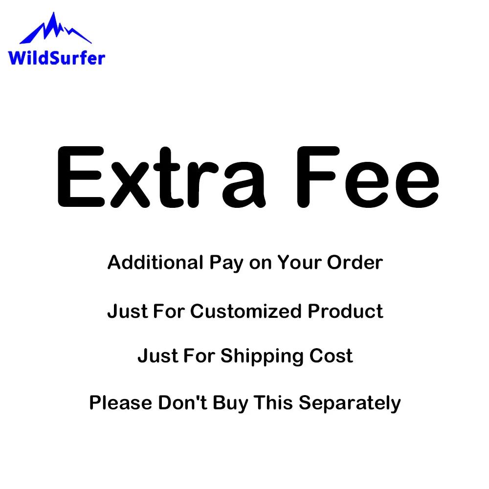 

Additional Pay on Your Order Extra Fee Cost Just For Customized Product and Shipping Cost Please Don't Buy This Separately