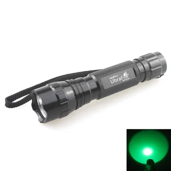 

U-F WF-501B 3W CREE XR-E Q5 Green Light 520nm-535nm LED Flashlight (1x18650)