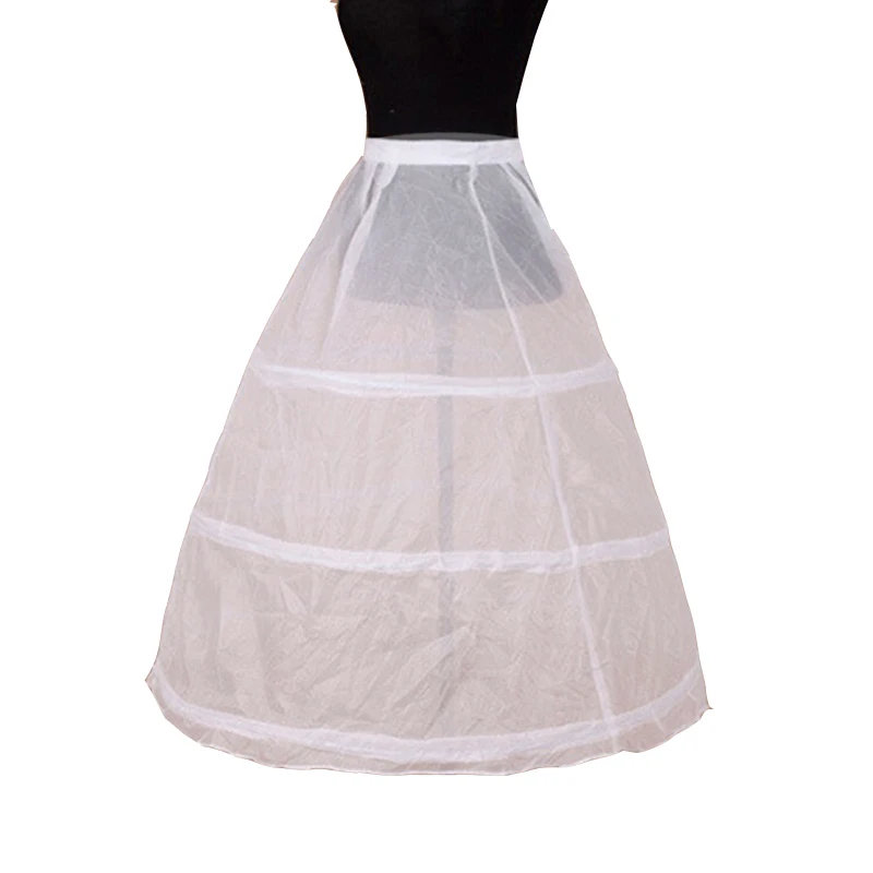 crinoline wedding gown