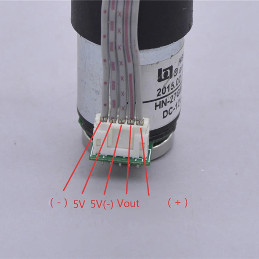 12V 70 об/мин мотор-редуктор HN-27GMB-1525 микро двигатель постоянного тока с датчиком Холла для модель робота