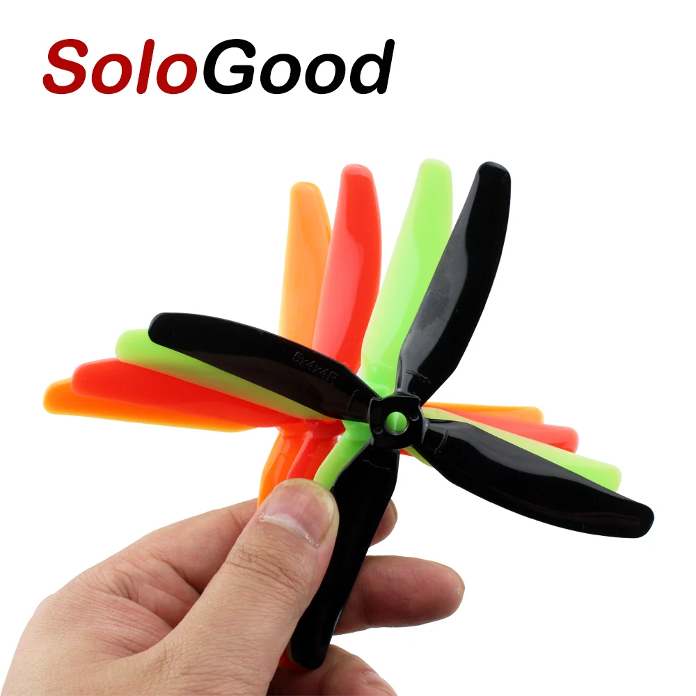 

10pcs 5 Pair 5040 4 blades V2 Prop CW/CCW Propeller For RC Quadcopter Multi-Copter