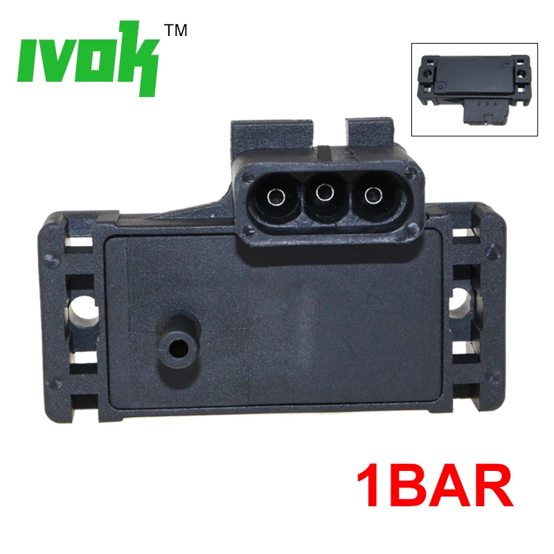 

Brand New 1Bar Map Sensor For Opel Ascona Astra F Campo Corsa Kadett Monterey Omega Tigra Vectra 1238788 6238927