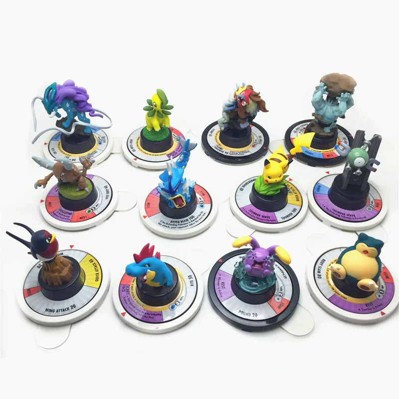 

5pcs/1lot 6CM Charmander Cubone Bulbasaur Alola Vulpix Fennekin Chespin Pikachu Squirtle Froakie Rockruff Abra Anime Action Toy