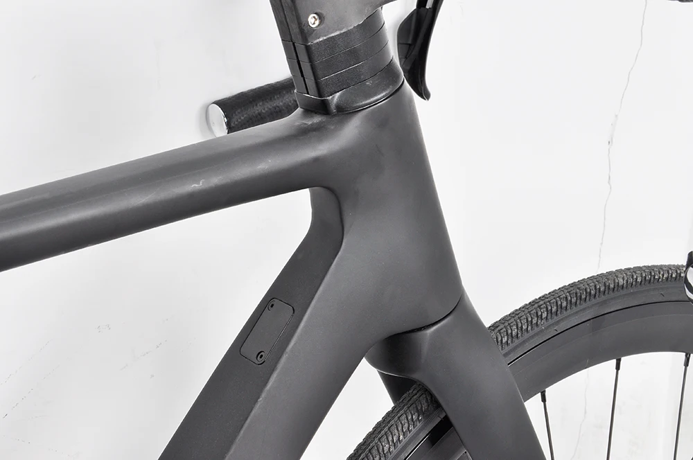 Flash Deal 2019 Full hidden cables Flat mount aero road bike frameset with fork/seatpost/handlebar Ultra-light 975g DI2/Mechanican R12 30