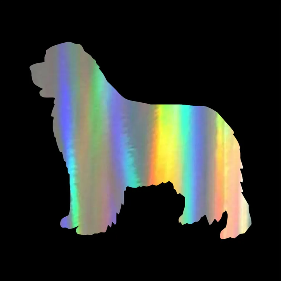 22.920.3CM Newfoundland Dog Window Glass Decorative Stickers Lovely Car Covers Scratches Motorcycle Decals BlackSilverlaser (4)