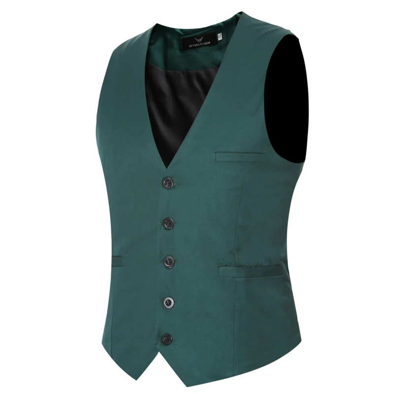 

Wedding Suit Vests Men 2017 Spring New Business Mens Vests and Waistcoat Casual Slim Fit Party Gilet Homme 9 Colors