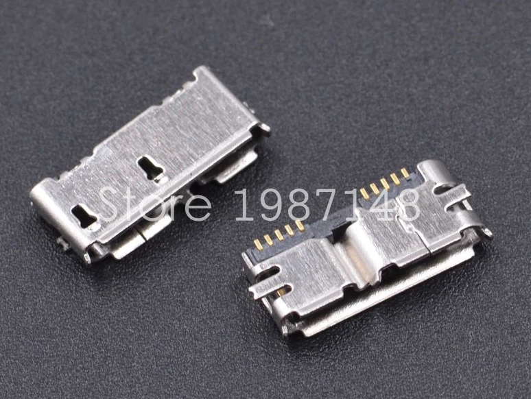 

10pcs Micro USB 3.0 B Type SMT Female Socket SMD2 10pin USB Connector for Mobile Hard Disk Drives Data Interface