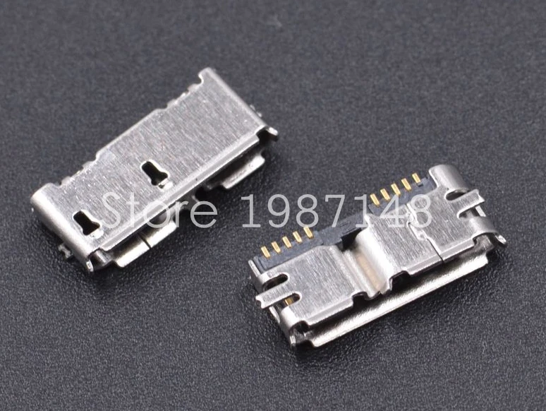 10pcs Micro USB 3.0 B Type SMT Female Socket SMD2 10pin USB Connector