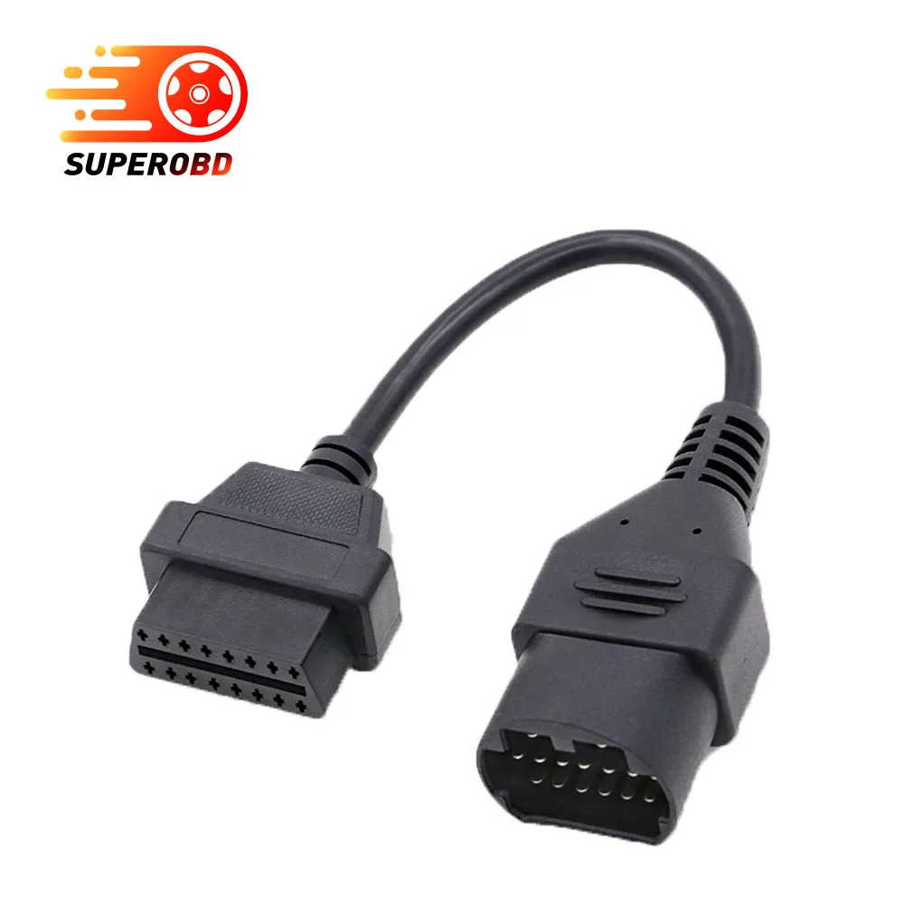 OBD II 17 PIN к 16 OBD2 Соединительный кабель для Mazda автомобильный диагностический