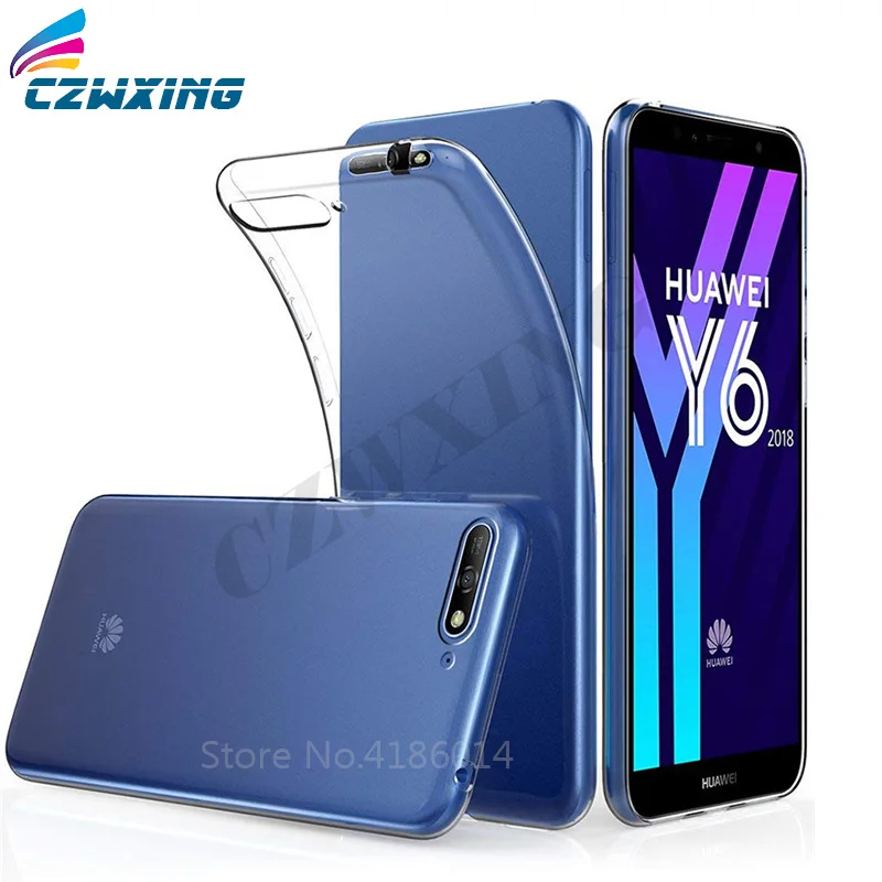 For Huawei Y6 2018 Case Soft Silicone Back Cover Phone Y 6 Prime ATU-L31 |