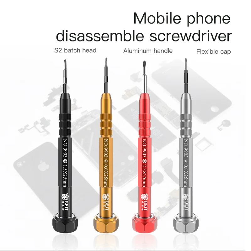 

High Quality BST 9903 Precision Metal Screwdriver For Apple iPhone X 8 7