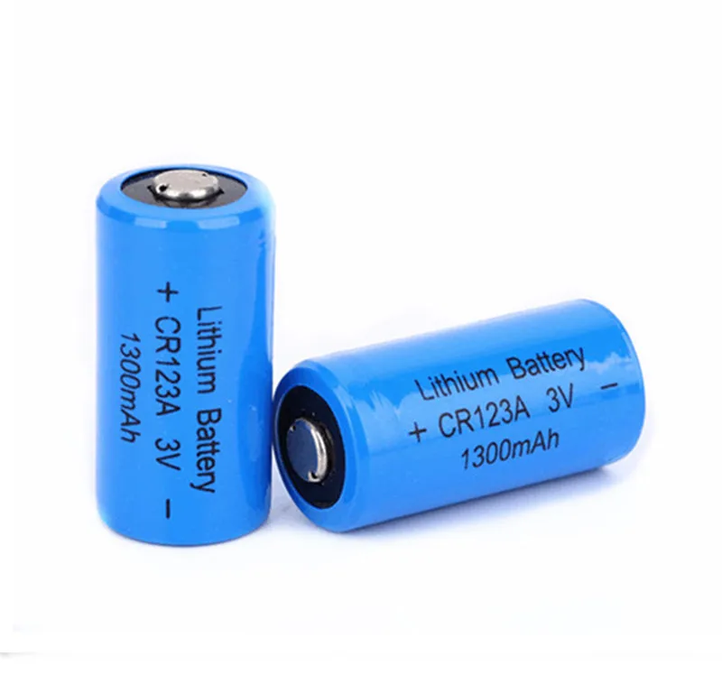 

2PCS 3V CR123A Lithium battery cell 1300mah CR123 CR17335 CR17345 16340 LiMnO2 dry primary battery for camera