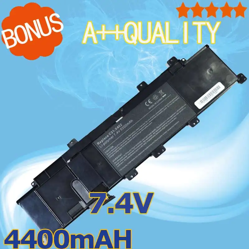 4400mAh Laptop Battery C31-X402 for Asus VivoBook S400 S400C S400CA S400E 4400mAh Laptop Battery C31-X402 for Asus VivoBook S400 S400C S400CA S400E
